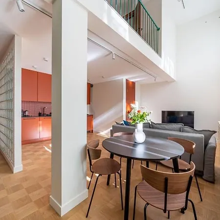 Bright Designer Loft In The City Center Apartment Riga